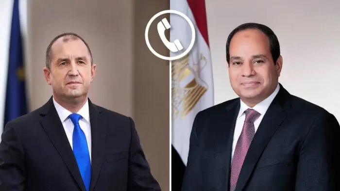 السيسي يستعرض مع نظيره البلغاري مستجدات الجهود المصرية لوقف إطلاق النار بغزة السيسي ونظيره البلغاريتلقى الرئيس عبد الفتاح السيسي، اليوم الاثنين، اتصالا هاتفيا من الرئيس البلغاري رو
