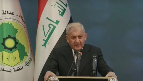 الرئيس العراقي: المشاركة في محادثات دافوس تؤكد على دورنا المتنامي عالميا أكد الرئيس العراقي عبد اللطيف جمال رشيد، أن مشاركة العراق في محادثات دافوس تأكيد على دوره المتنامي في الساح
