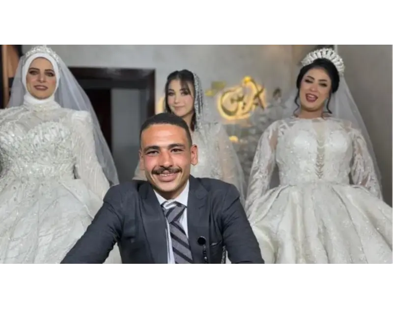 زواج حقيقي أم ترند؟.. خليفة الحاج متولي يجمع 3 بنات في ليلة واحدة في واقعة غريبة أعادت للأذهان أحداث مسلسل عائلة الحاج متولي الشهير، أثار شاب من محافظة الفيوم ضجة واسعة على مواقع ا