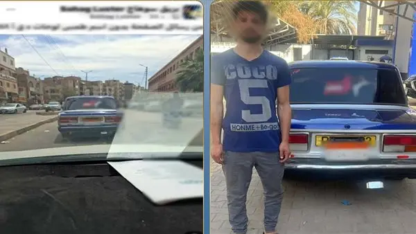 كشف لغز سيارة أجرة مطموسة اللوحات في سوهاج..والسائق يعترف بالتحايل على المخالفات