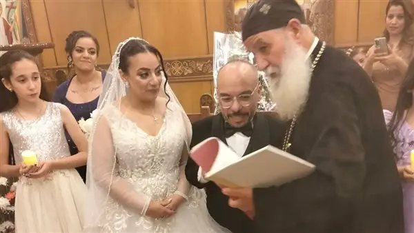 بحضور عائلي. لقطات من حفل زفاف مينا أبو الدهب بطل مسلسل ولاد الشمس
