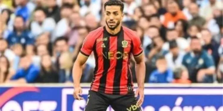 استبعاد محمد عبدالمنعم من قائمة نيس ضد مارسيليا