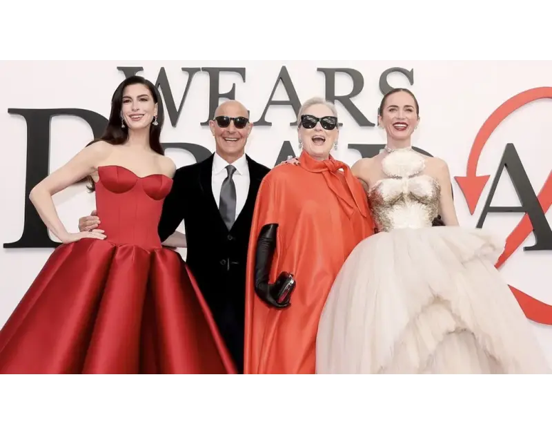 نجمات فيلم The Devil Wears Prada 2 زلزلن منصات الموضة بإطلالات خيالية (صور وفيديو)