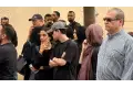 أجواء تشييع جثمان ابن الفنان إبراهيم سعفان من مسجد الصديق| صور
