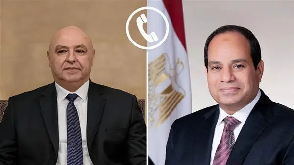 الرئيس السيسي لـ جوزاف عون: ندين أي اعتداء على أمن لبنان ومقدرات شعبه