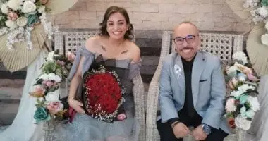 الفنان مينا أبو الدهب يحتفل بزفافه بعد 10 شهور من الخطوبة