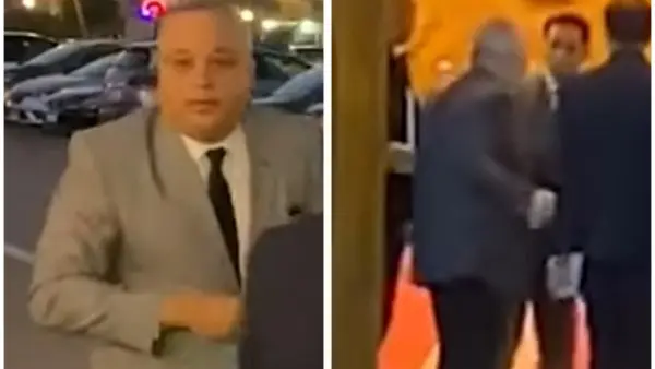 بحضور بدء عزاء والد دينا رامز بمسجد الشرطة