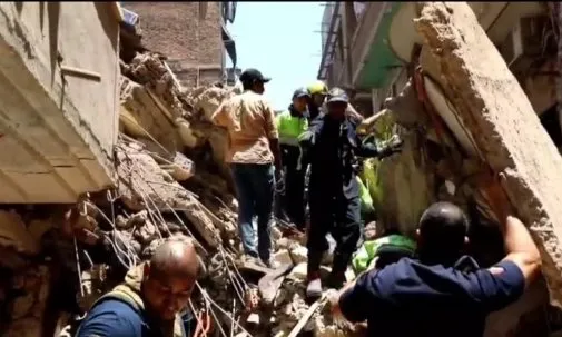 فاجعة انهيار عقار محرم بك: 3 ماتوا و 3 مصابين