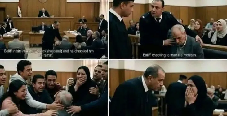 الزوج مات في قاعة محكمة الأسرة بعد قراءة مطالب زوجته