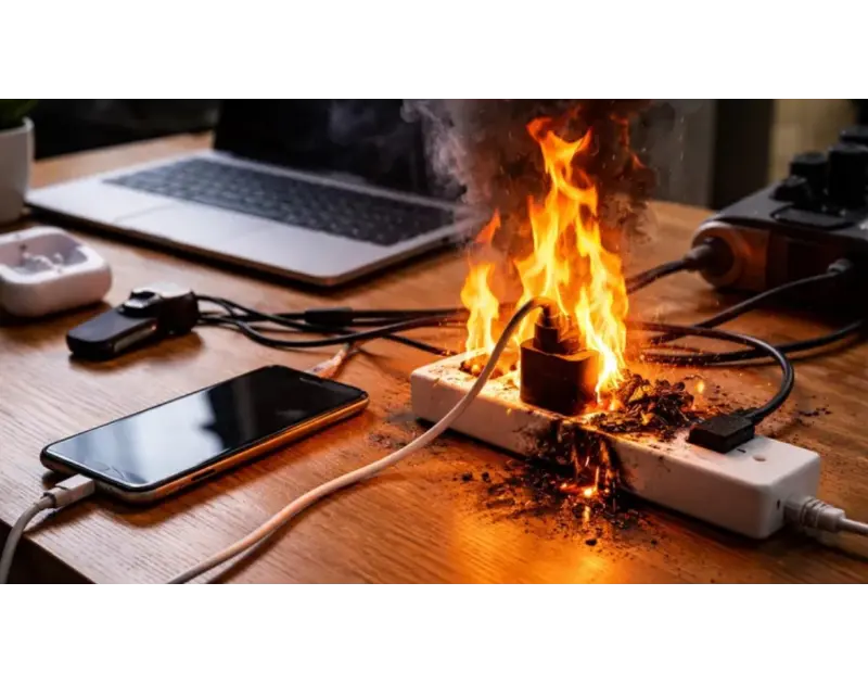 أبرزها الهاتف. نصائح هامة لتجنب حرائق الصيف بسبب الأجهزة الكهربائية