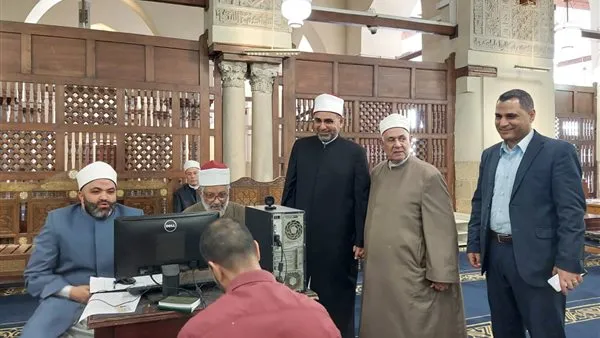 انطلاق اختبارات المرحلة السادسة لمقارئ الرواق الأزهري بالجامع الأزهر