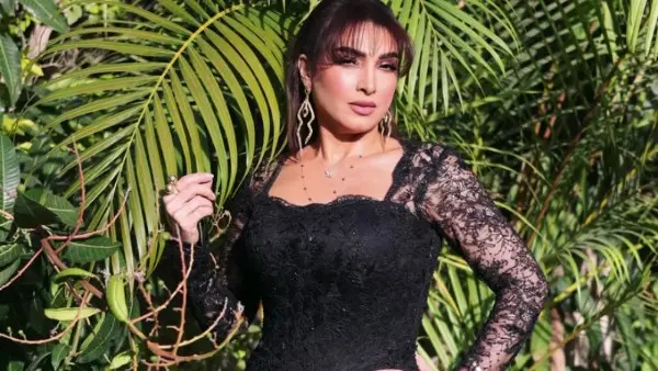 بفستان روجينا تخطف الأنظار عبر انستجرام