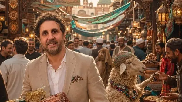 هشام ماجد يهنئ الشعب المصرى بعيد الأضحي