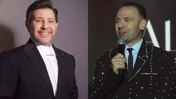 دقيقة سعيد حريري يودع هاني شاكر بحفل الشامي في باريس