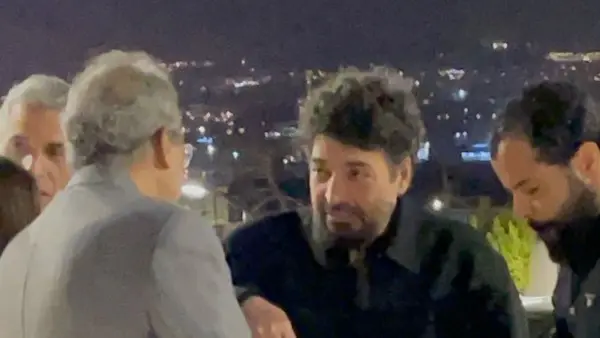حميد الشاعري وشذا يقدمان واجب العزاء في وفاة هاني شاكر