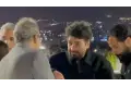 حميد الشاعري وشذا يقدمان واجب العزاء في وفاة هاني شاكر