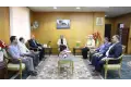 في ختام زيارتهم.. محافظ الوادي الجديد تلتقي وفد "التطوير المؤسسي"