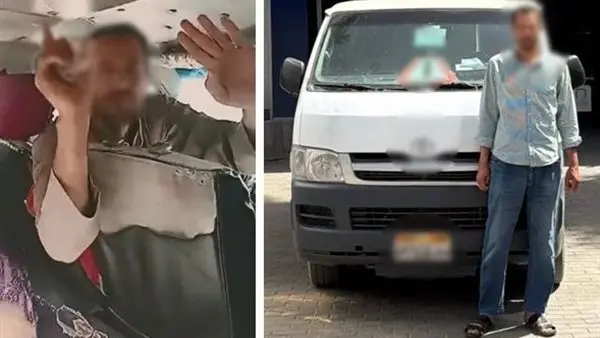 سقوط سائق ميكروباص في البحيرة بعد فيديو فضح مخالفته للتعريفة واستغلاله للركاب