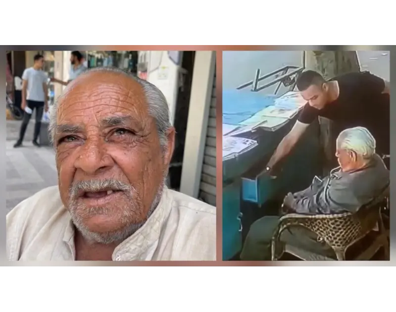 عم شعبان بائع الجرائد: “زعلان على الشاب اللي سرقني. ومش هاخد حسنة من الناس"