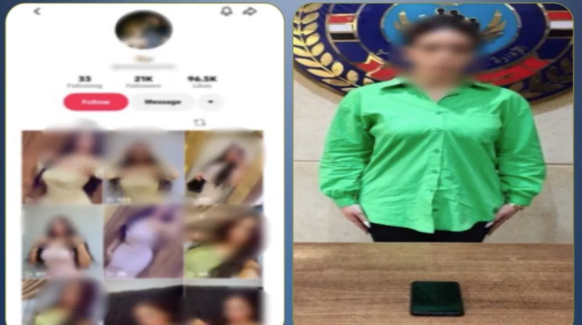 تفاصيل القبض على صانعة محتوى بسبب فيديوهات خادشة للحياء في الهرم