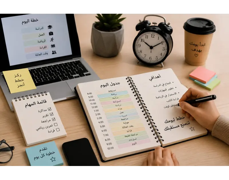 تنظيم الوقت سر النجاح.. نصائح ذهبية لزيادة الإنتاجية للشباب