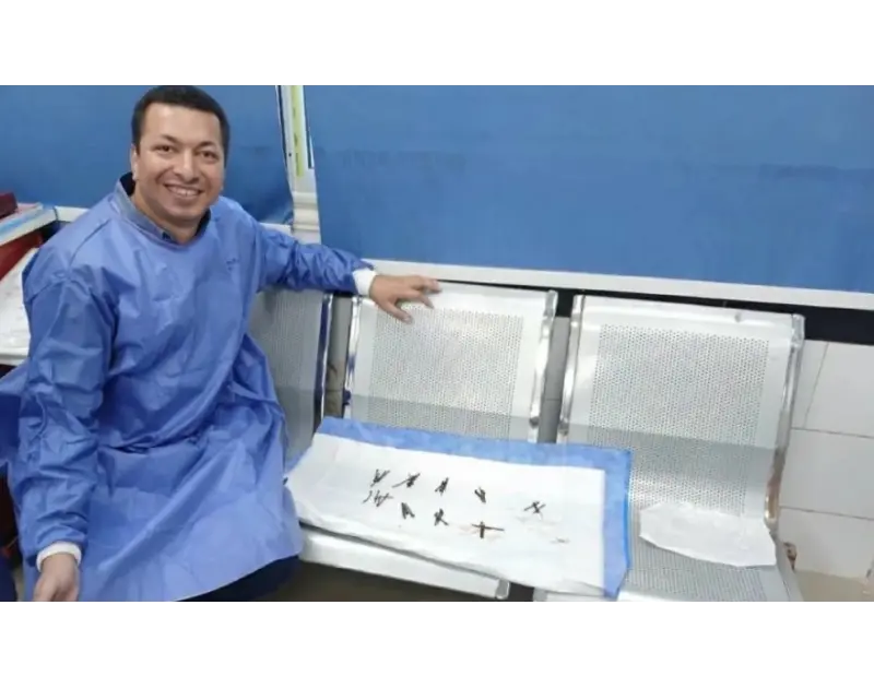 استخراج 119 مسمارًا من معدة مريض في بني سويف: بياكل الحديد