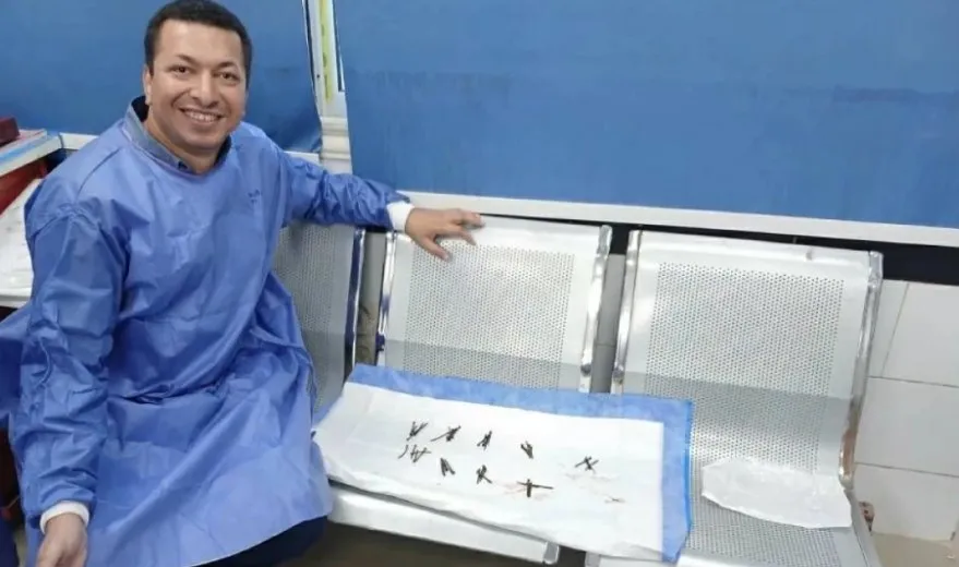 استخراج 119 مسمارًا من معدة مريض في بني سويف: بياكل الحديد