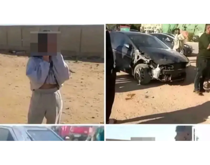 ضبط المتهمة بدهس فتاة تعمل على عربة قهوة بحدائق الأهرام