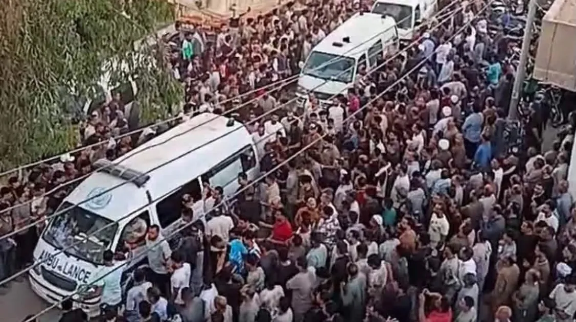 تفاصيل تشييع جثامين ضحايا حادث ترعة المريوطية في قرية الحي بالصف