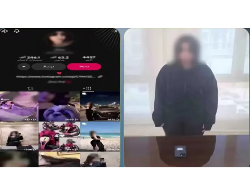 القبض على صانعة محتوى في الشيخ زايد بسبب فيديوهات خادشة للحياء