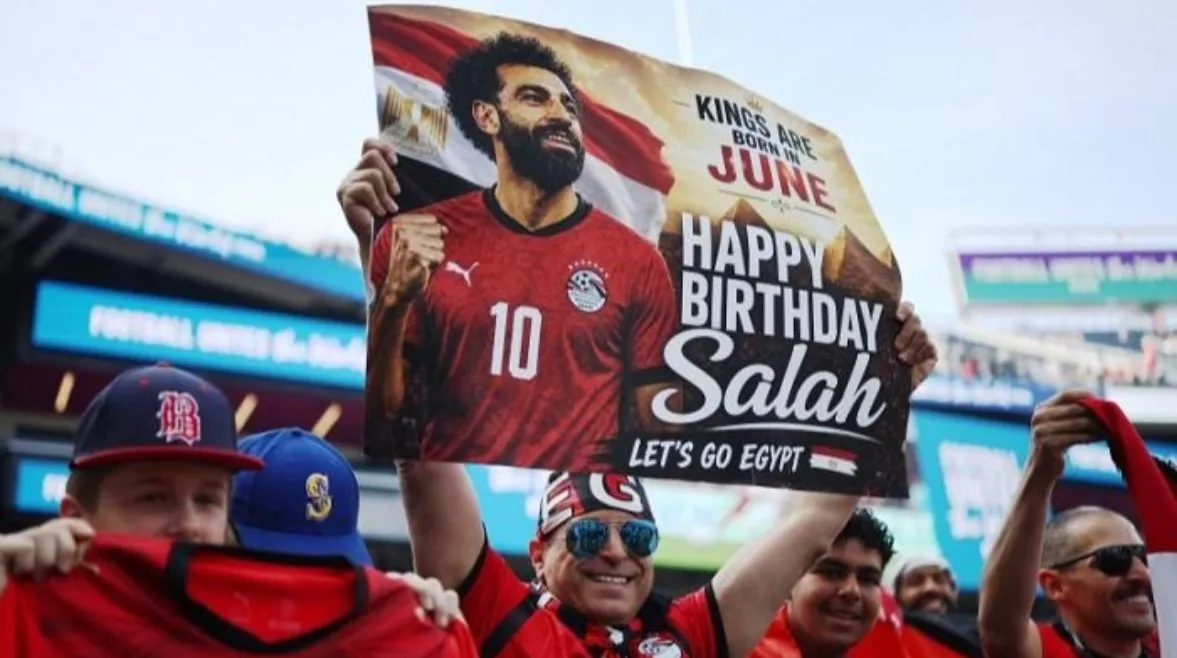 تفاصيل احتفال جماهير المنتخب بعيد ميلاد محمد صلاح في كأس العالم 2026