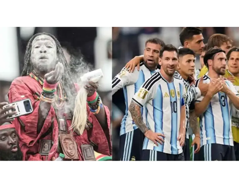 الساحر الغاني يغير كلامه بعد فوز الأرجنتين وميسي في كأس العالم
