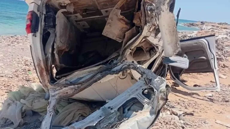 مأساة على شاطئ طرابلس: توثيق لحظات الحادث المروري الذي أودى بحياة شابين