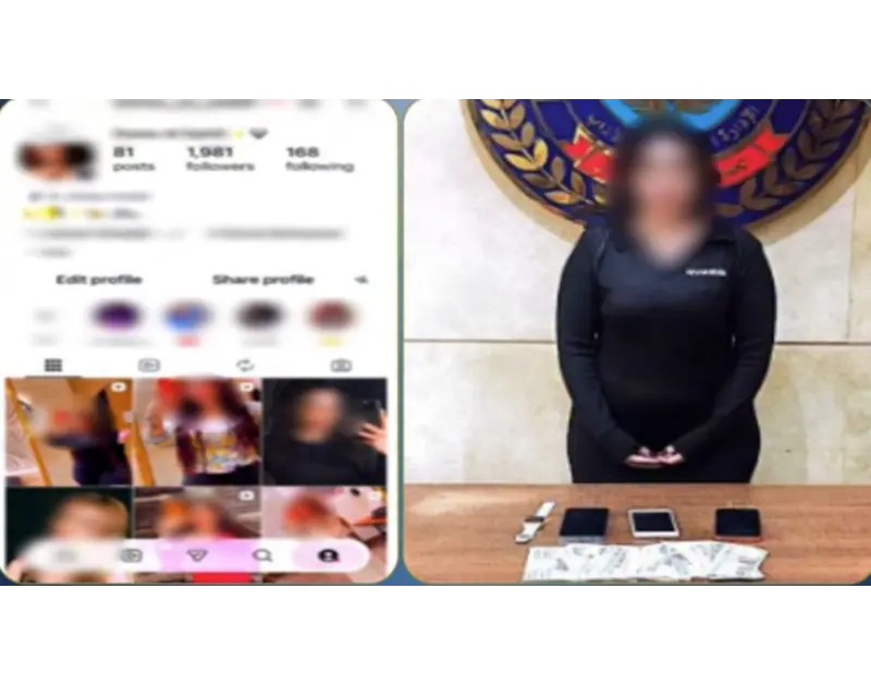 القبض على صانعة محتوى في الجيزة بسبب فيديوهات خادشة للحياء