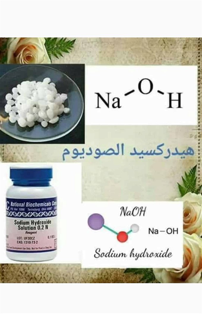 أي من نسب العناصر التالية تمثل مركب هيدروكسيد الصوديوم naoh؟.. معلومات يجب أن تعرفها 