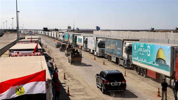 4 شاحنات وقود.. إدخال 20 شاحنة مساعدات إلى قطاع غزة 