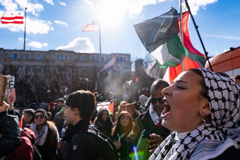 يوم التحرك العالمي للتضامن مع غزة.. الآلاف يتظاهرون في واشنطن ولندن ...المغرب 