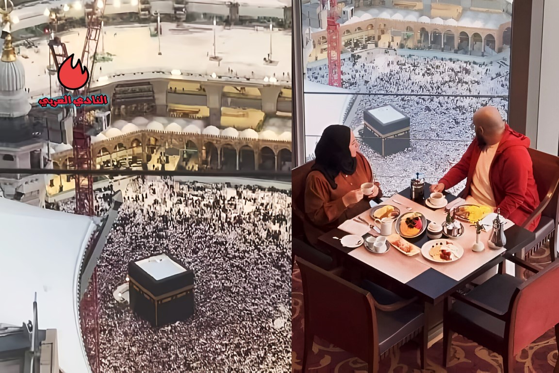 زوجان جزائريان يثيران الجدل بصور إفطارهما من الحرم المكي 