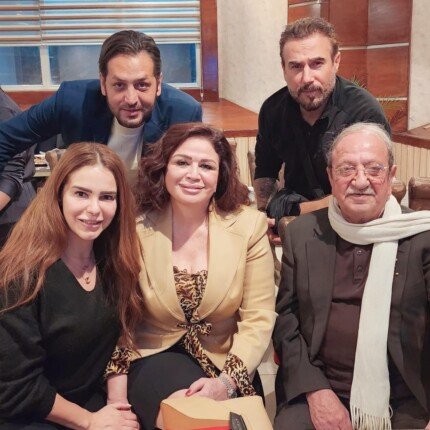 دنيا عبد العزيز برفقة إلهام شاهين ودريد لحام في مهرجان بغداد السينمائي 
