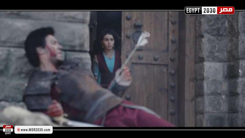 يحيى يسقط بجوار حبيبته داخل قلعة آلموت في الحلقة 11 من مسلسل الحشاشين 