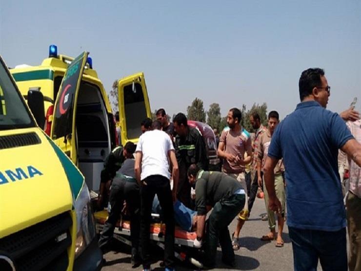 إصابة 11 شخصا في حادث انقلاب سيارة ربع نقل بالدقهلية