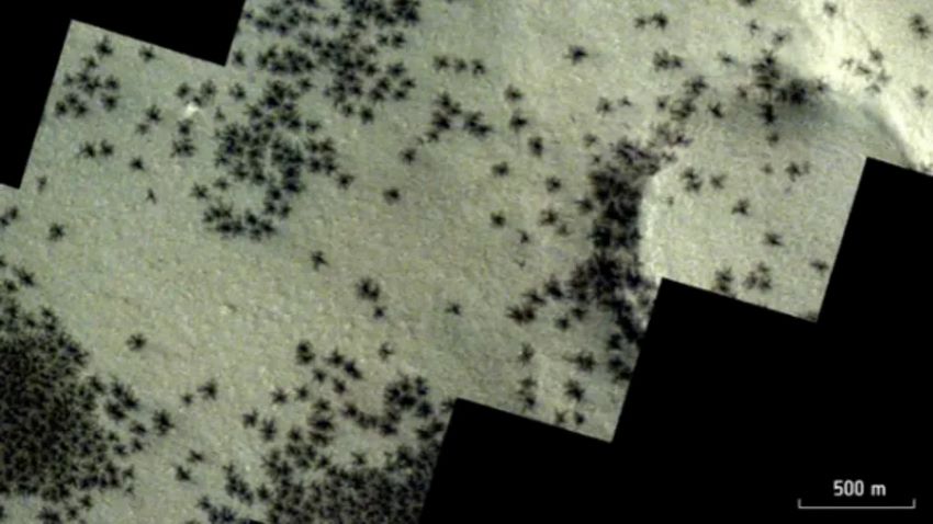 ..سر ظهور “عناكب” على سطح المريخ..تفاصيل