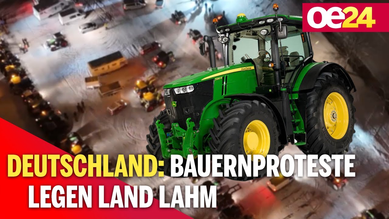 Deutschland: Bauernproteste legen Land lahm
