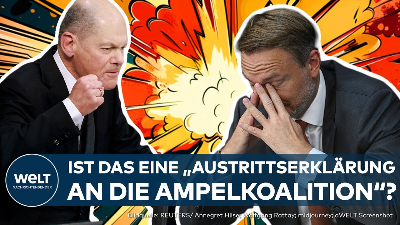 DEUTSCHLANDS REGIERUNG: „Austrittserklärung an die Ampel-Koalition“! Drama bei FDP, SPD & Grünen