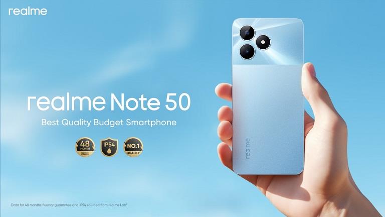ريلمي تطرح سلسلة نوت الجديدة و تطلق أول هاتف realme note 50الجديد بتصميمه الأنيق وإمكانياته المتق