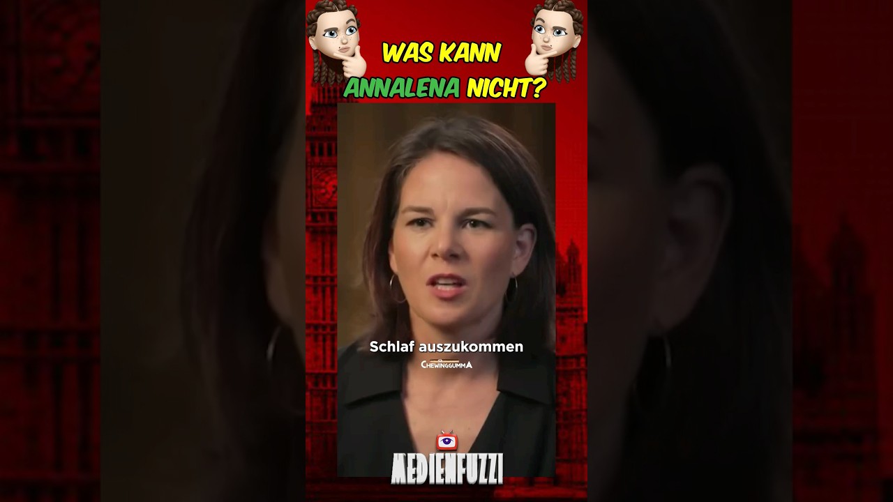 Was kann Annalena NICHT? ?‍?? #shortsfeed #deutschland #politik #satire #comedy #diegrünen #baerbock